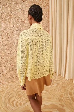 Shop Ulla Johnson Abbott Blouse Chantilly