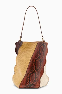 Online Ulla Johnson Adria Pleated Wave Bucket Agate