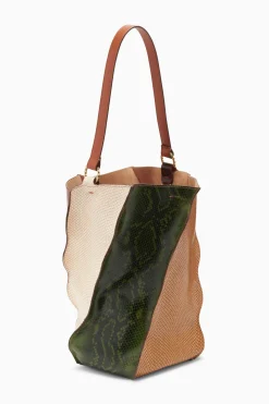 Online Ulla Johnson Adria Pleated Wave Bucket Agate