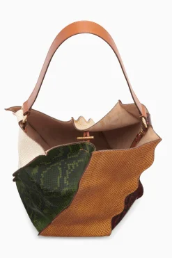 Online Ulla Johnson Adria Pleated Wave Bucket Agate