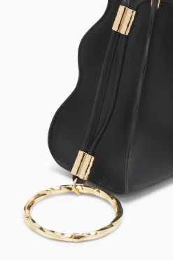 Hot Ulla Johnson Adria Pleated Wave Pochette Noir