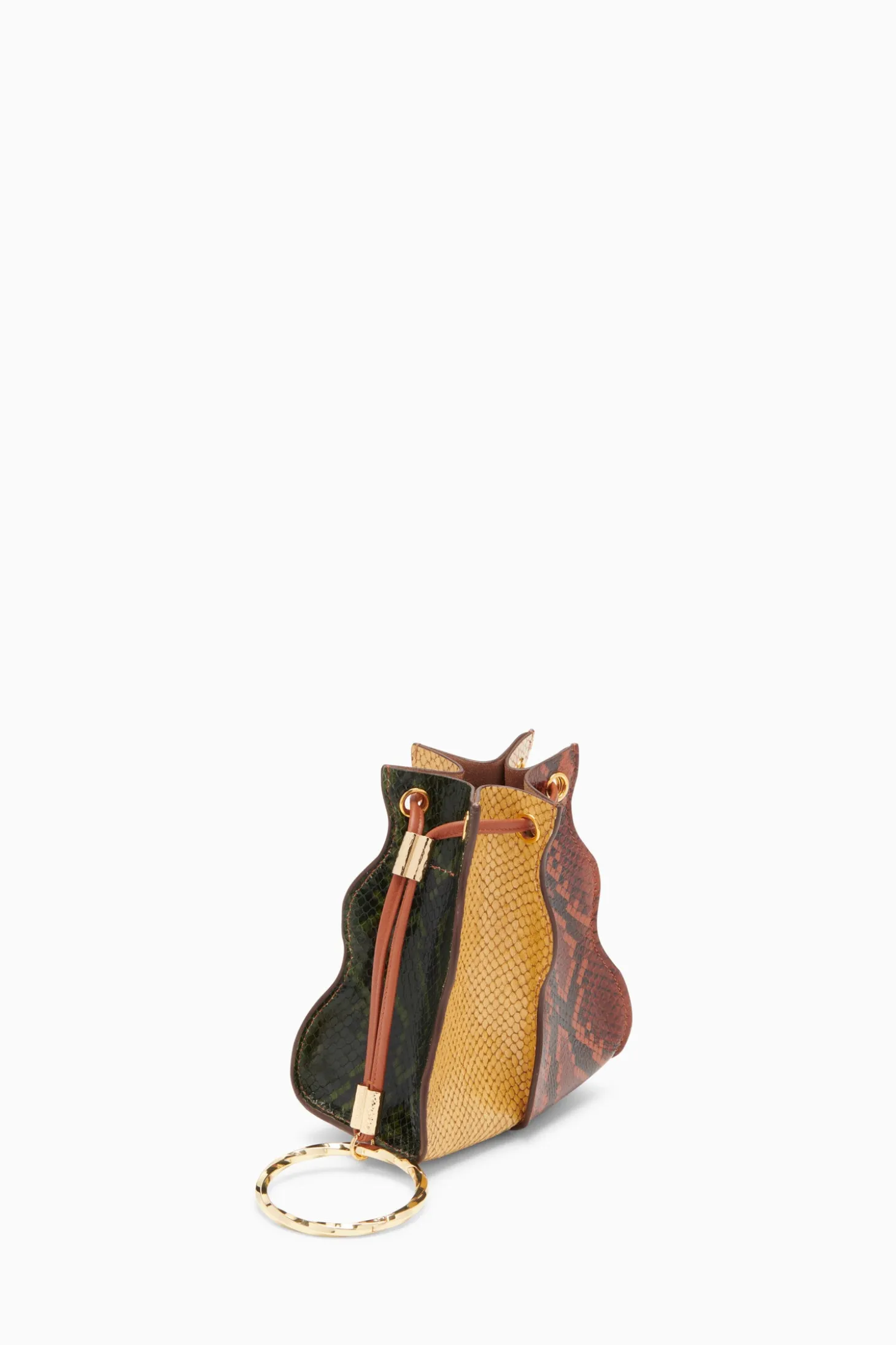 Shop Ulla Johnson Adria Pleated Wave Pochette Agate