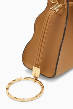 Cheap Ulla Johnson Adria Pleated Wave Pochette Fawn