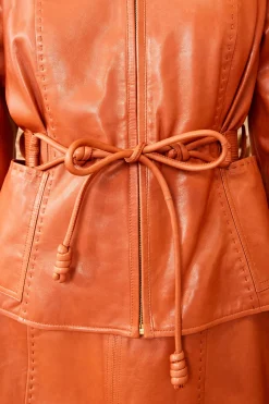 New Ulla Johnson Aidan Jacket Saddle