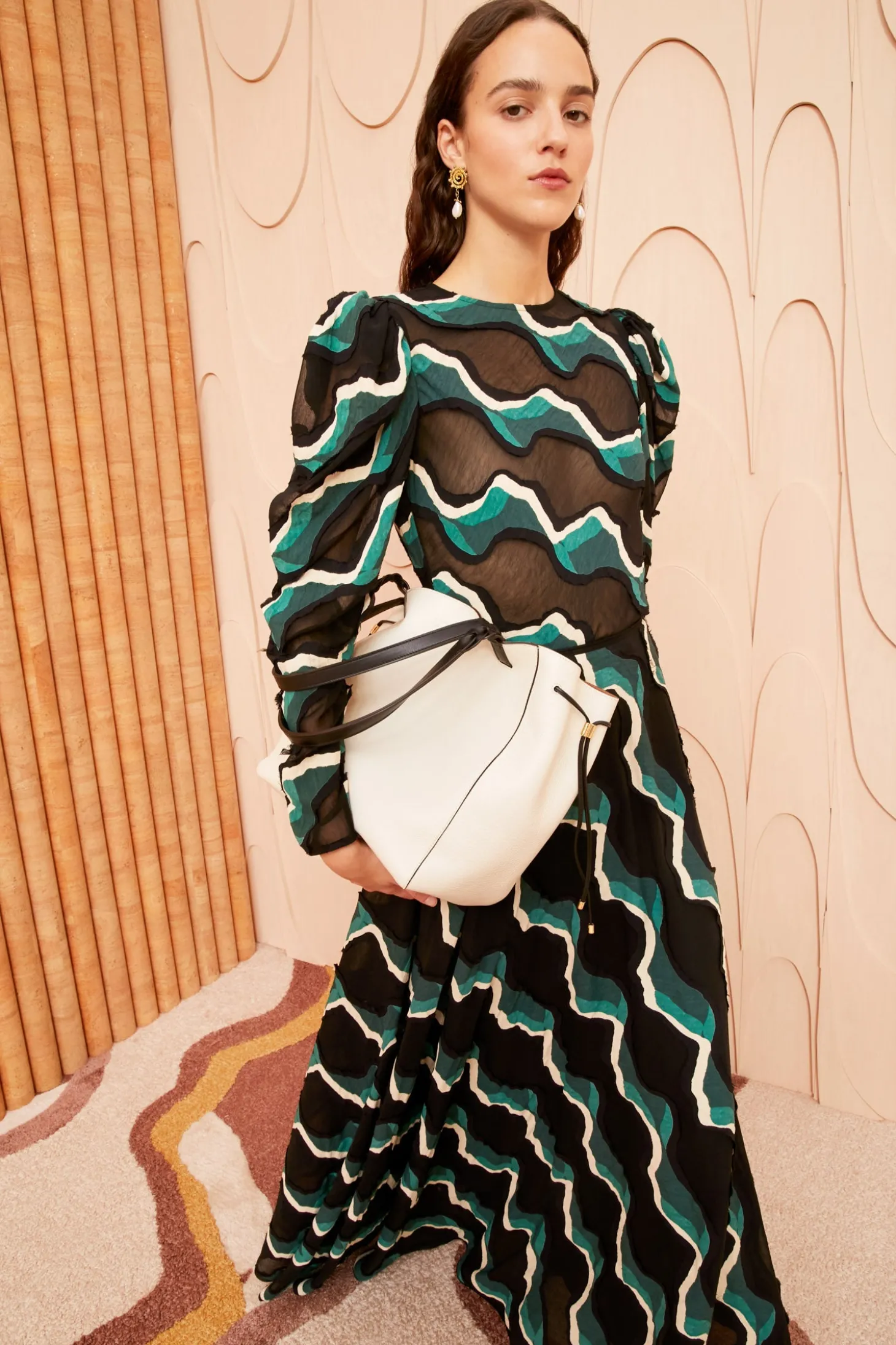 New Ulla Johnson Alma Everyday Tote Pristine Colorblock