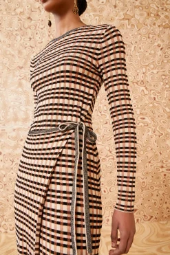 Discount Ulla Johnson Anouk Dress Tierra Check