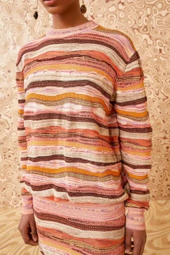 Fashion Ulla Johnson Ansel Pullover Sunset
