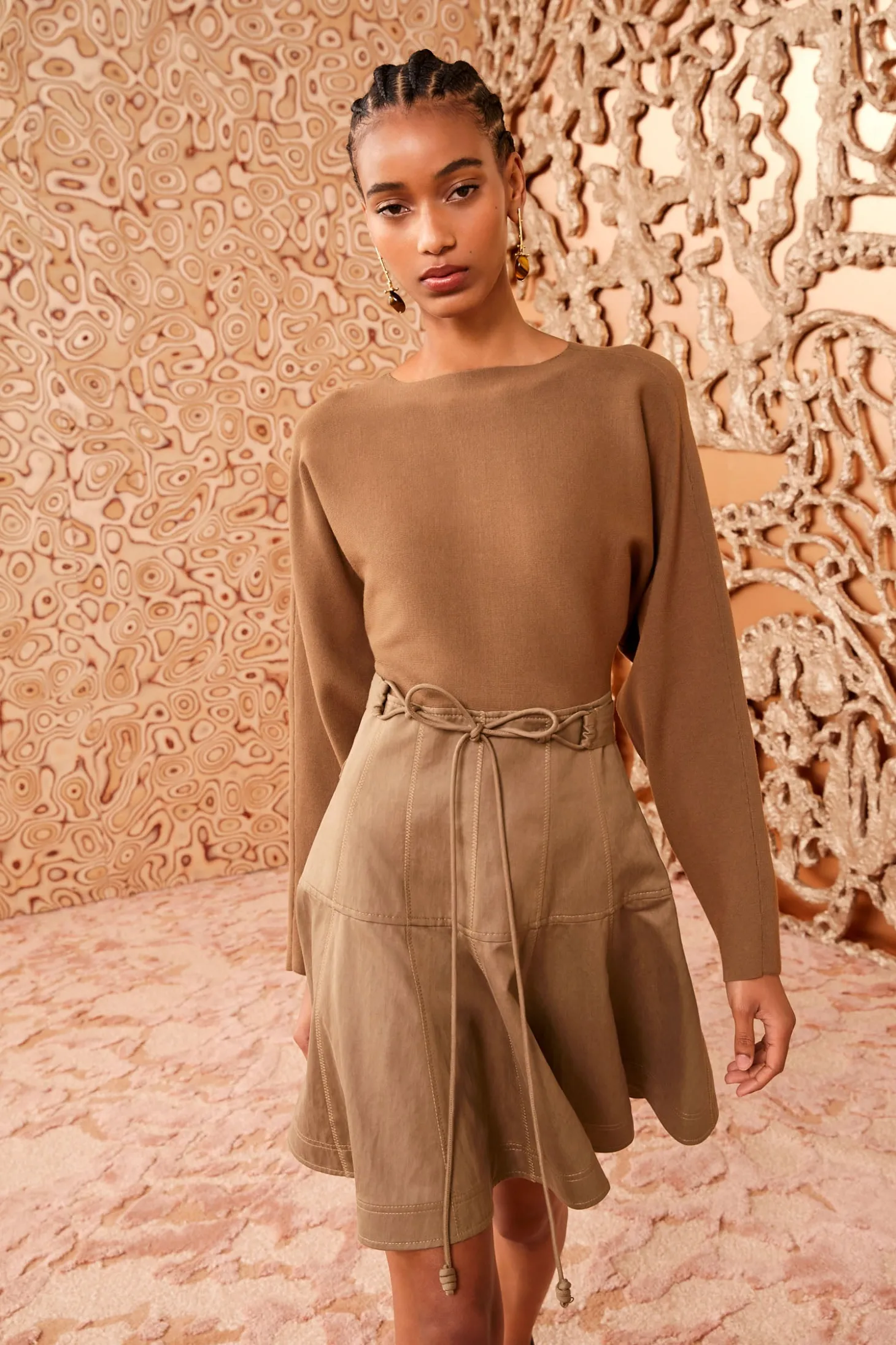 Discount Ulla Johnson Aremi Dress Driftwood