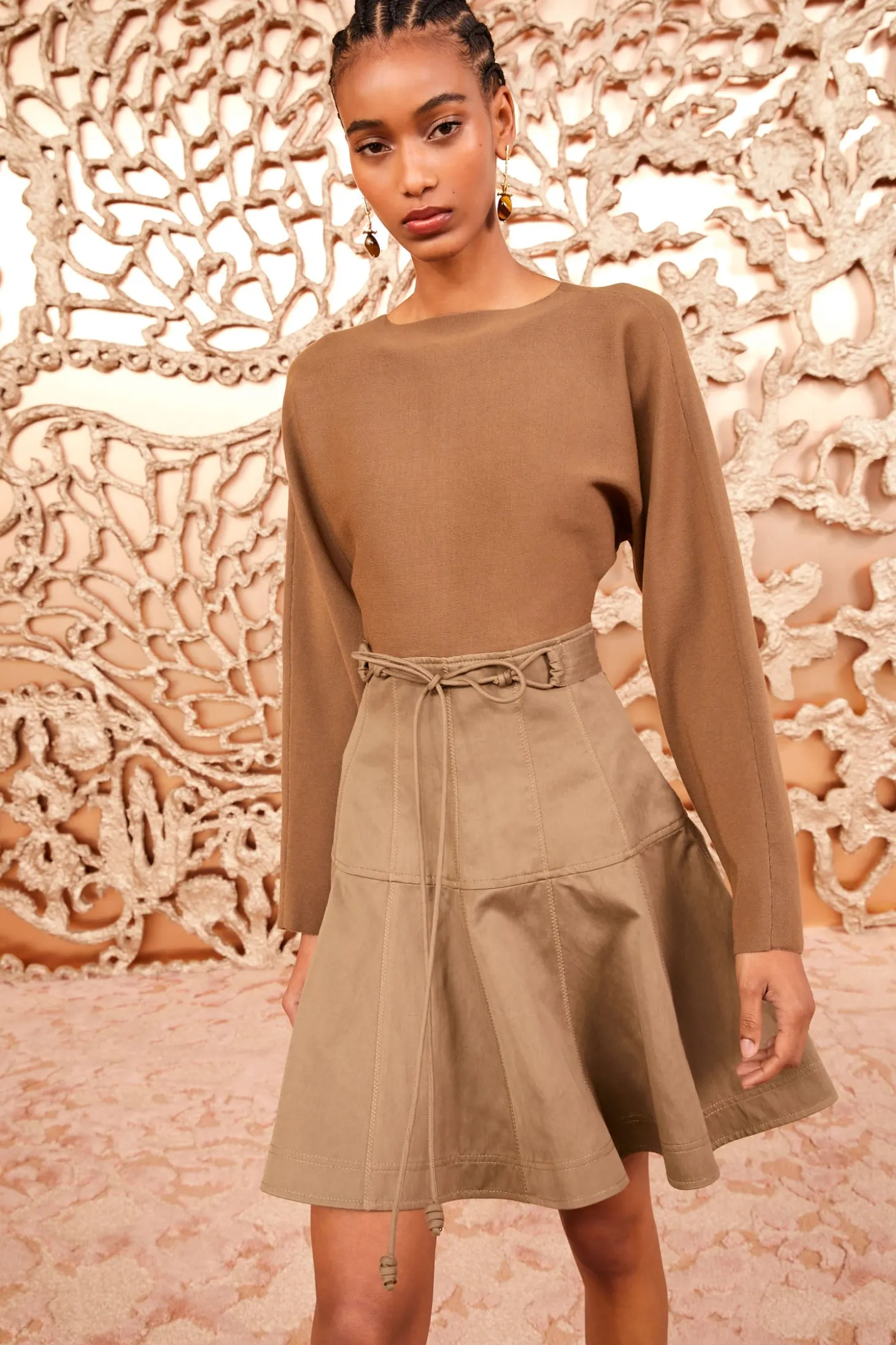 Discount Ulla Johnson Aremi Dress Driftwood