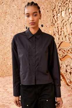 Fashion Ulla Johnson Aria Blouse Noir