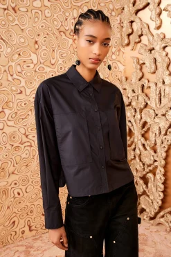 Fashion Ulla Johnson Aria Blouse Noir