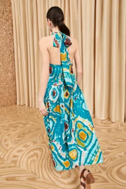 Best Sale Ulla Johnson Assa Dress Ocean Jasper