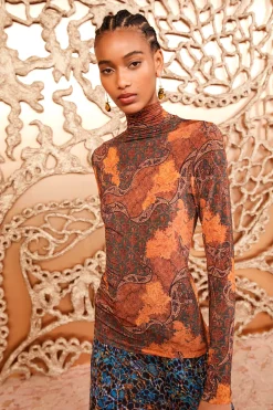 Online Ulla Johnson Aurelia Turtleneck Amber