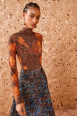 Online Ulla Johnson Aurelia Turtleneck Amber