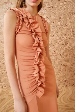 Outlet Ulla Johnson Bendetta Dress Adobe