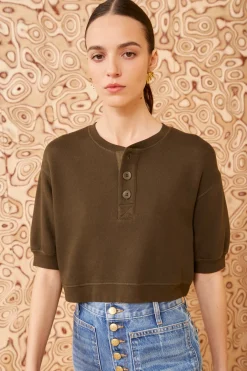 Outlet Ulla Johnson Blake Top Militaire