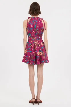 Sale Ulla Johnson Brienne Dress Ruby Flora