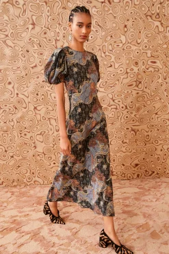 Outlet Ulla Johnson Calais Dress Azure