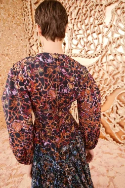 Cheap Ulla Johnson Celie Blouse Rosefinch