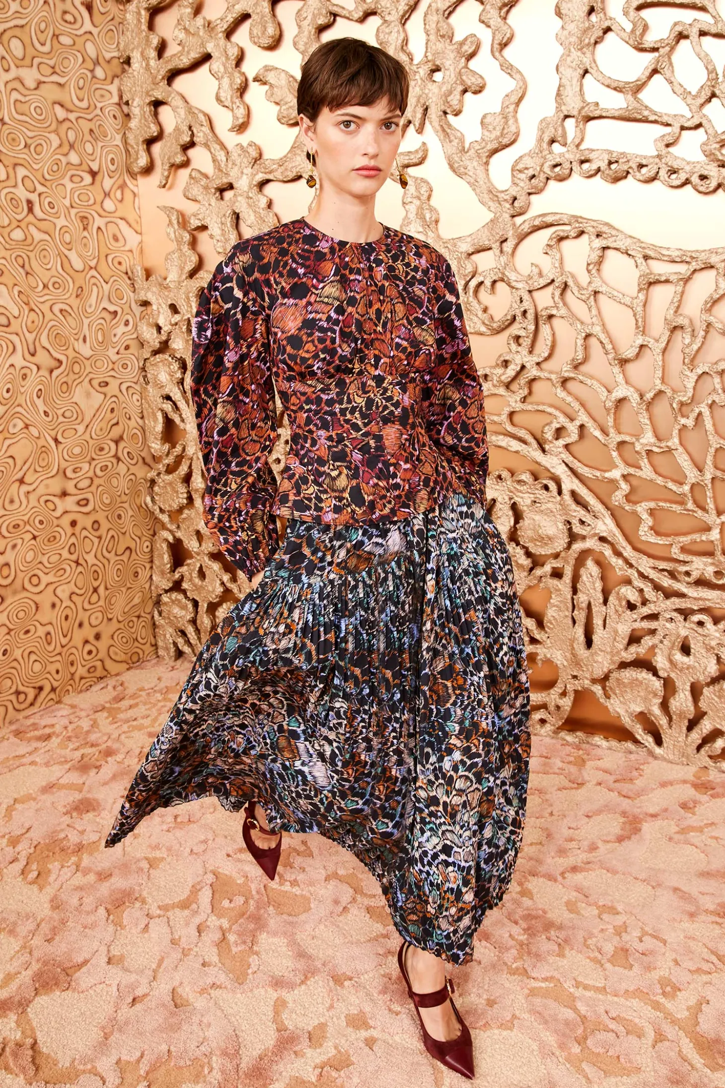 Cheap Ulla Johnson Celie Blouse Rosefinch