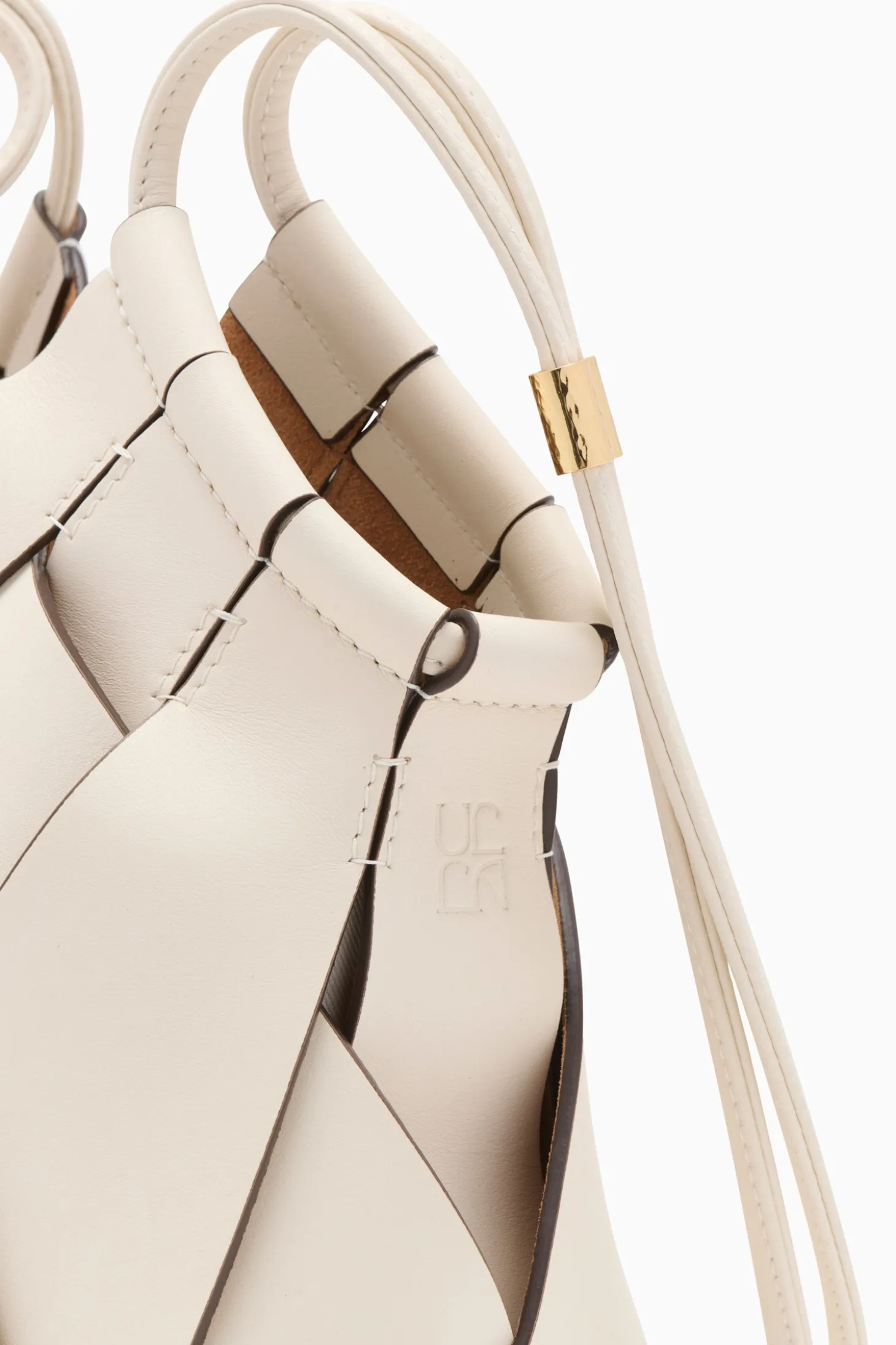 Discount Ulla Johnson Charlotte Woven Crossbody Cowrie