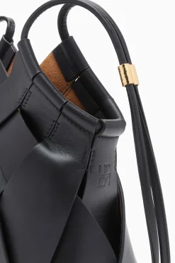 New Ulla Johnson Charlotte Woven Crossbody Noir