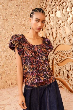 Store Ulla Johnson Cora Top Rosefinch