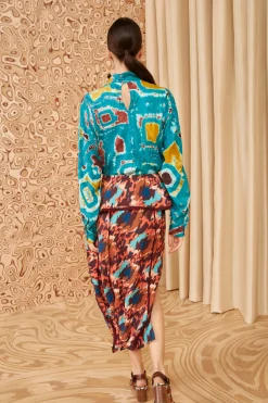 Fashion Ulla Johnson Danica Skirt Desert Bloom