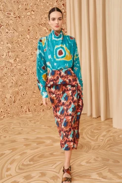 Fashion Ulla Johnson Danica Skirt Desert Bloom