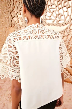 Cheap Ulla Johnson Delia Top Pearl