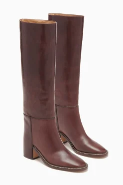 Fashion Ulla Johnson Elena Riding Boot Chocolate