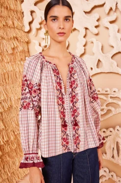 Fashion Ulla Johnson Emi Blouse Madras