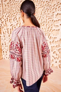 Fashion Ulla Johnson Emi Blouse Madras