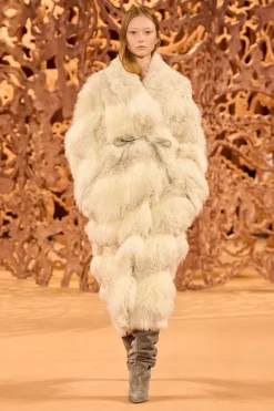 Online Ulla Johnson Emrys Shearling Coat Ivory Patchwork