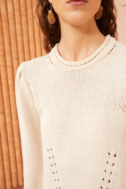 Flash Sale Ulla Johnson Florence Pullover Alabaster