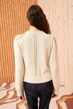 Flash Sale Ulla Johnson Florence Pullover Alabaster