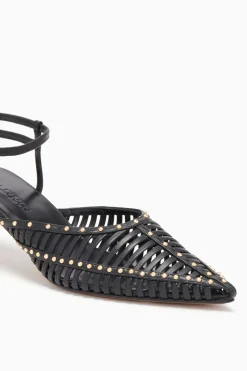 Outlet Ulla Johnson Francine Cage Kitten Heel Noir