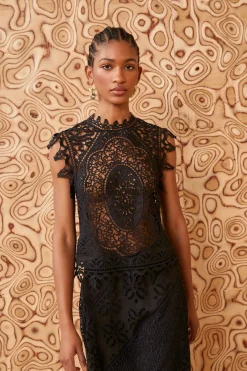 Sale Ulla Johnson Gaia Top Noir