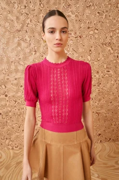 Outlet Ulla Johnson Gemma Top Orchid