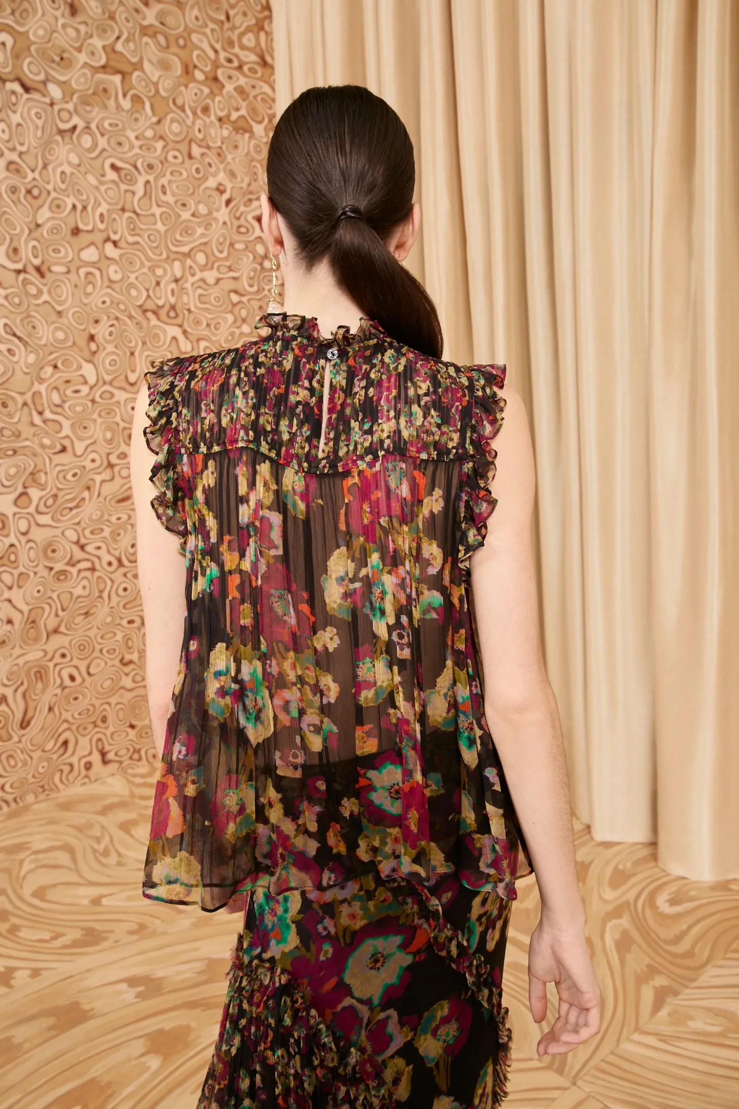 Store Ulla Johnson Georgina Top Cosmic