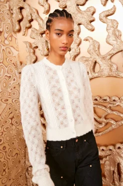 Best Ulla Johnson Haley Cardigan Ivory