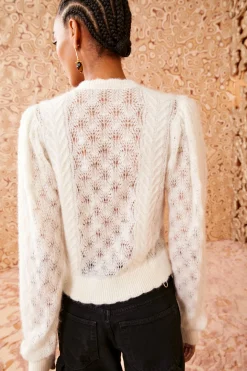 Best Ulla Johnson Haley Cardigan Ivory