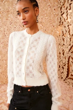 Best Ulla Johnson Haley Cardigan Ivory