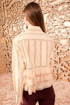 Fashion Ulla Johnson Harper Blouse Petal