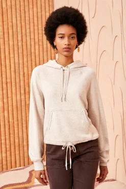 Online Ulla Johnson Iggy Hoodie Oatmeal Melange