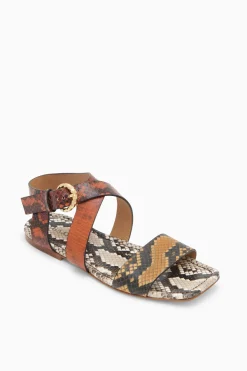Sale Ulla Johnson Iyla Flat Python Colorblock