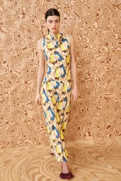 Sale Ulla Johnson Kalena Dress Citrus Blossom