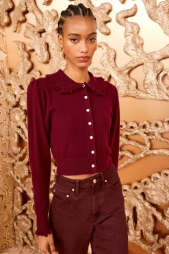 Cheap Ulla Johnson Kalila Cardigan Malbec