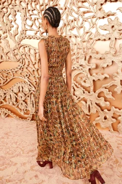 Sale Ulla Johnson Kasia Dress Tiger's Eye