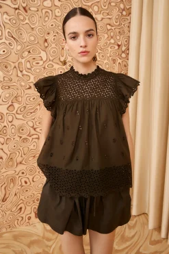 Shop Ulla Johnson Kassi Top Militaire